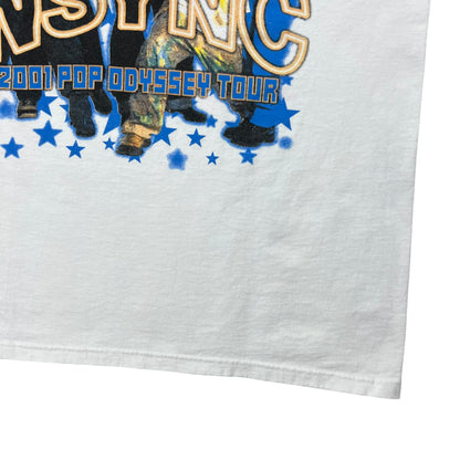 Vintage 2001 NSYNC Pop Odyssey Tour boy band tee (L)