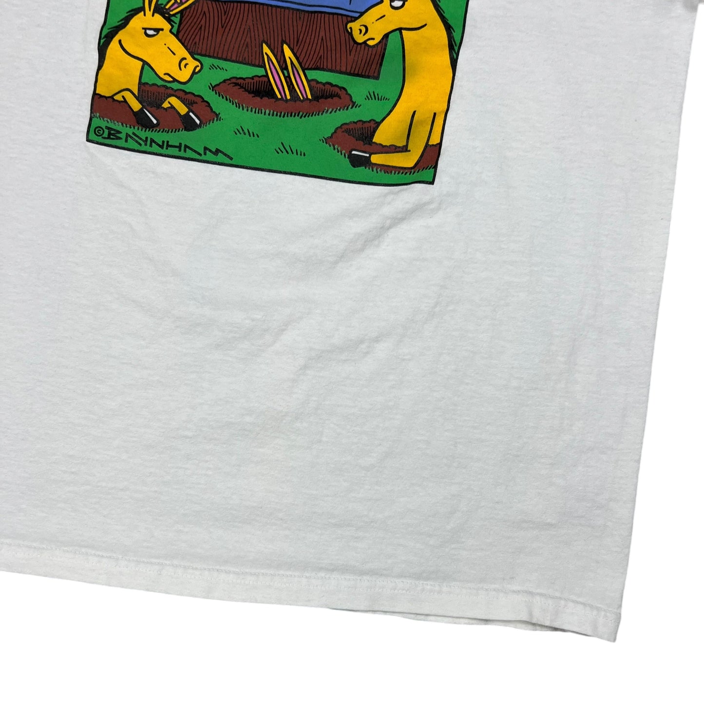 Vintage 90s I’m Surrounded By Ass-holes cow art tee (L)