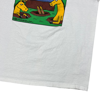 Vintage 90s I’m Surrounded By Ass-holes cow art tee (L)