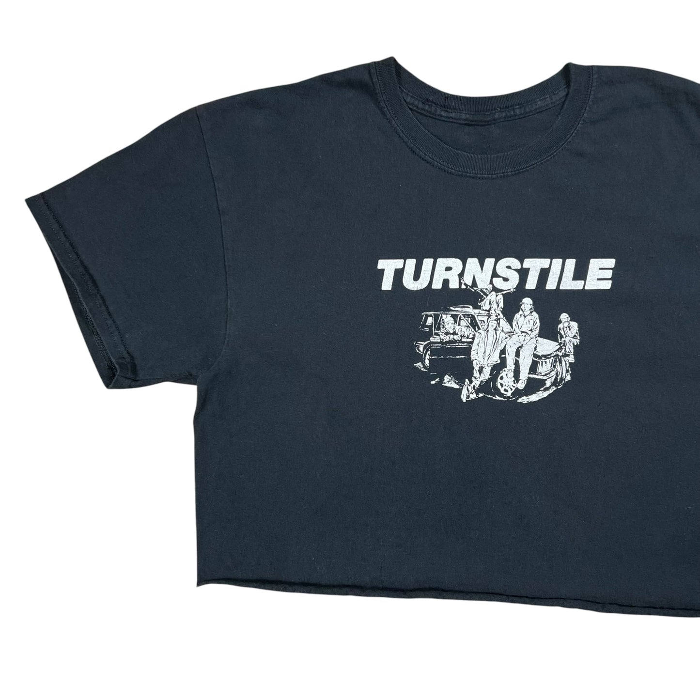 Y2K Turnstile hardcore cropped band tee (L)