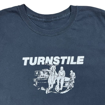 Y2K Turnstile hardcore cropped band tee (L)