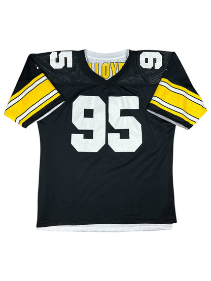 Vintage 1996 Starter Pittsburgh Steelers Greg Lloyd faded reversible NFL jersey (XXL)
