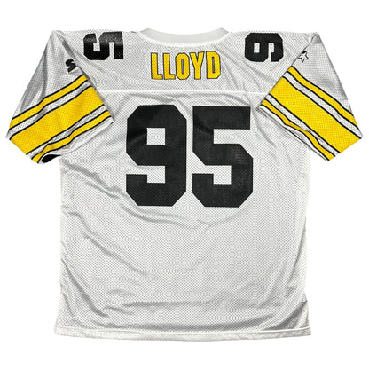 Vintage 1996 Starter Pittsburgh Steelers Greg Lloyd faded reversible NFL jersey (XXL)