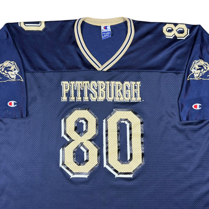 Vintage 90s Champion Pitt panthers University of Pittsburgh football jersey (XXL)