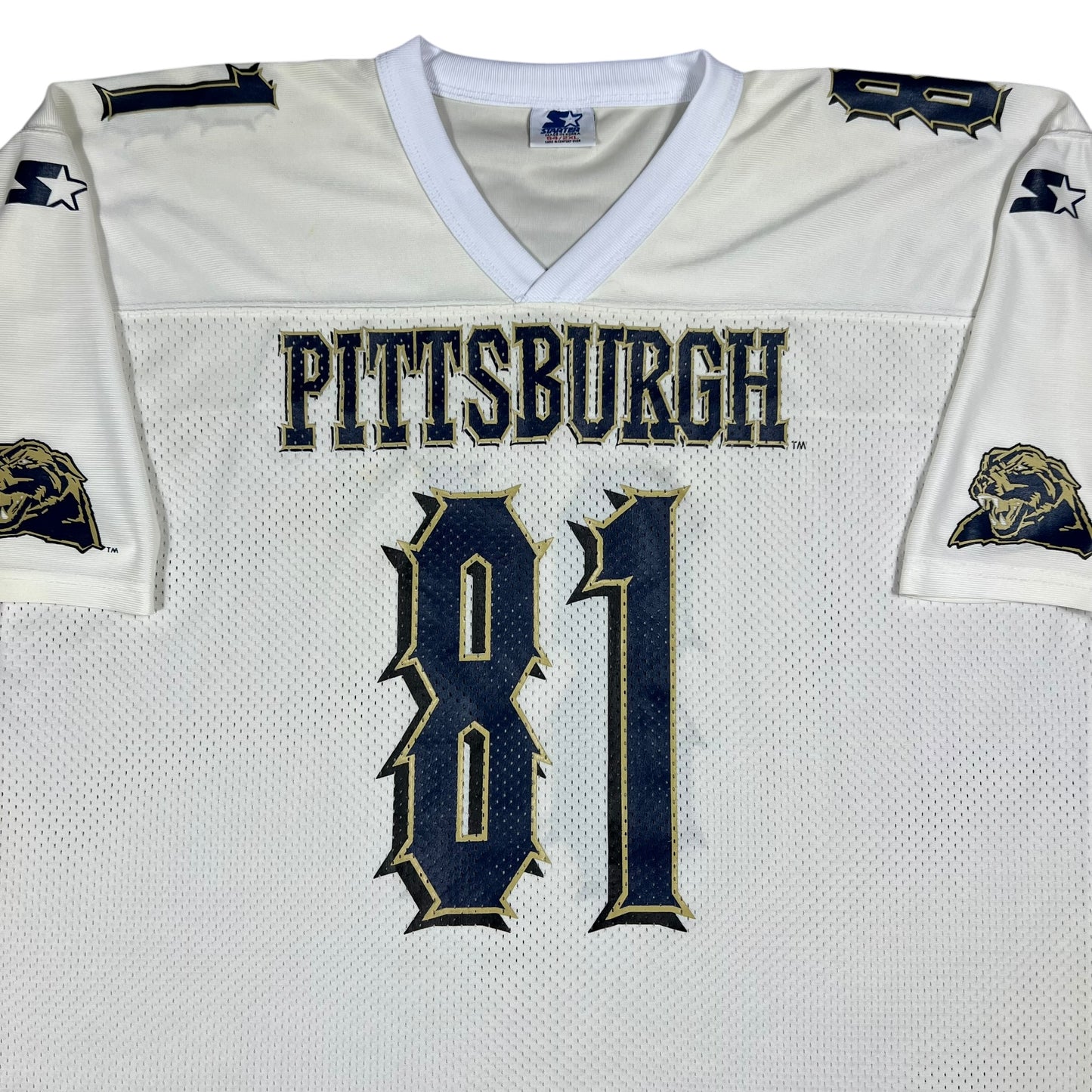 Vintage 90s Starter Pitt Panthers University of Pittsburgh Football jersey (XXL)
