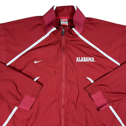 Vintage Y2K Nike University of Alabama Roll Tide faded zip up windbreaker (XL)