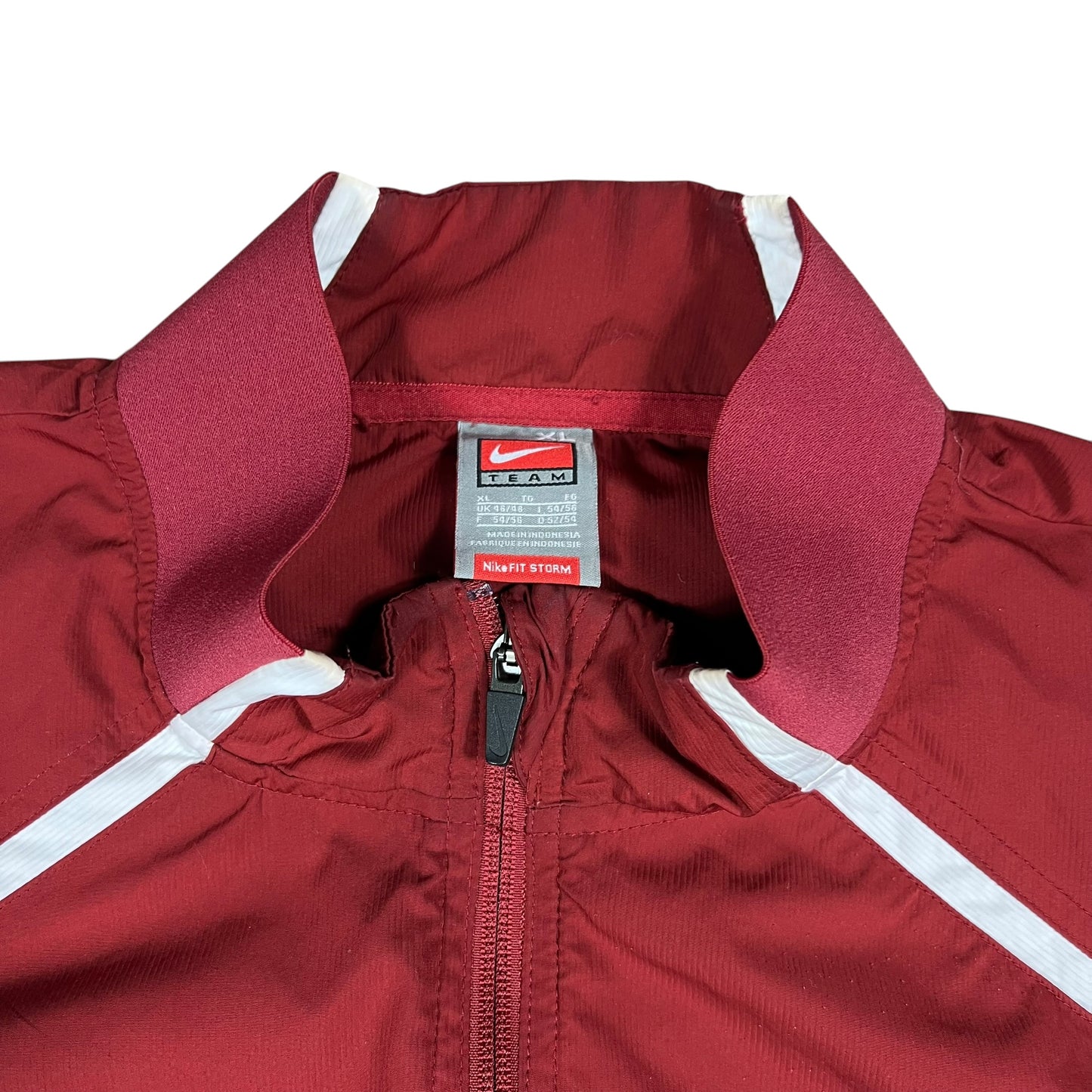 Vintage Y2K Nike University of Alabama Roll Tide faded zip up windbreaker (XL)