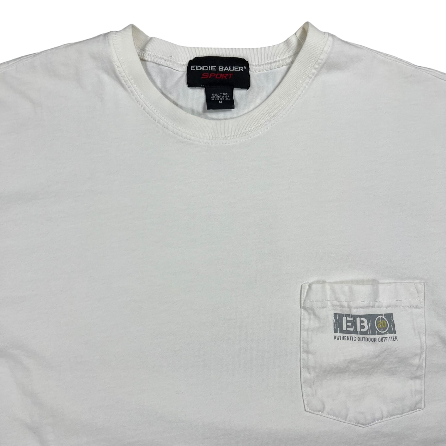 Vintage Y2K Eddie Bauer Sport Outdoor Gear pocket tee (L)