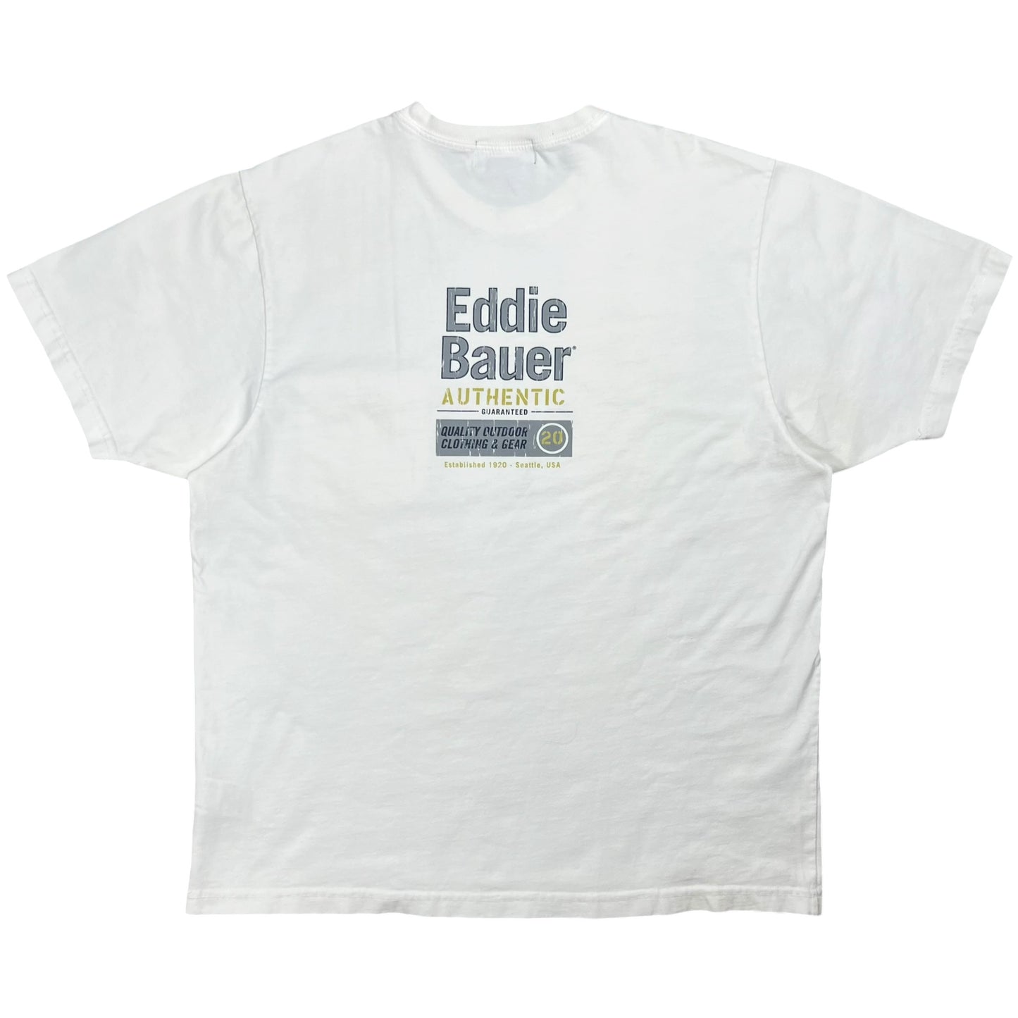 Vintage Y2K Eddie Bauer Sport Outdoor Gear pocket tee (L)