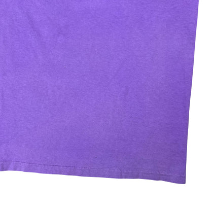 Vintage 90s L.L. Bean Hanes Mount Katahdin faded purple logo art tee (XL)