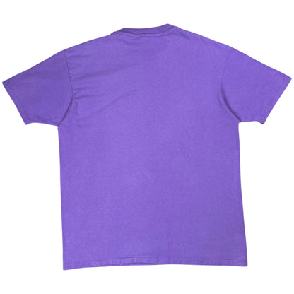 Vintage 90s L.L. Bean Hanes Mount Katahdin faded purple logo art tee (XL)