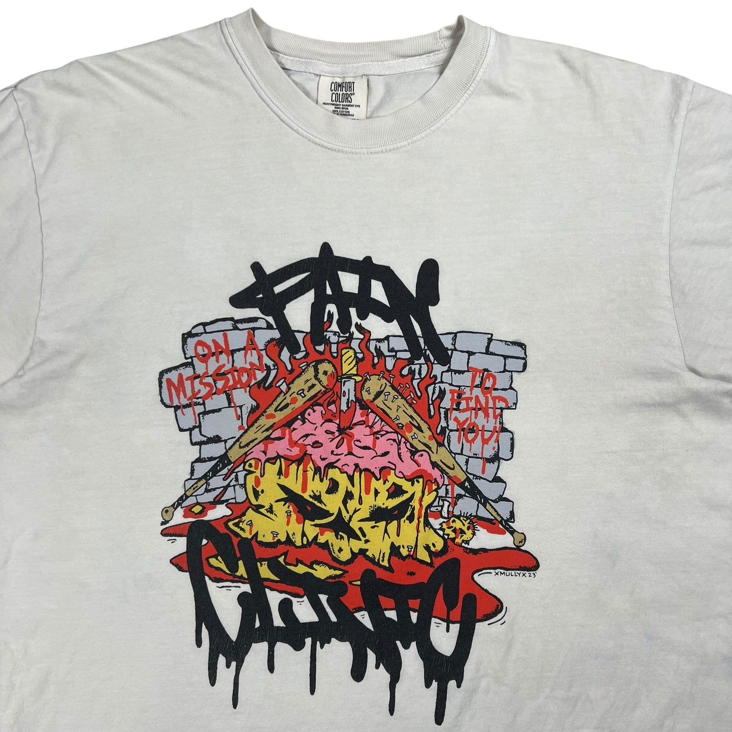 2023 Pain Clinic This is Hardcore Fest hardcore band tee (XL)