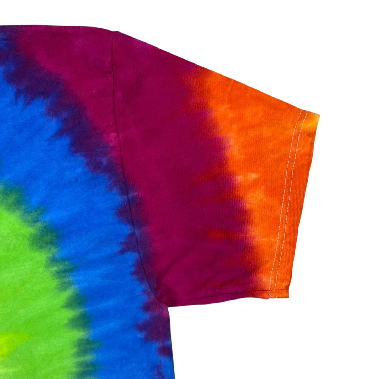 Vintage Y2K Hanes tie dye spiral blank tee (L)