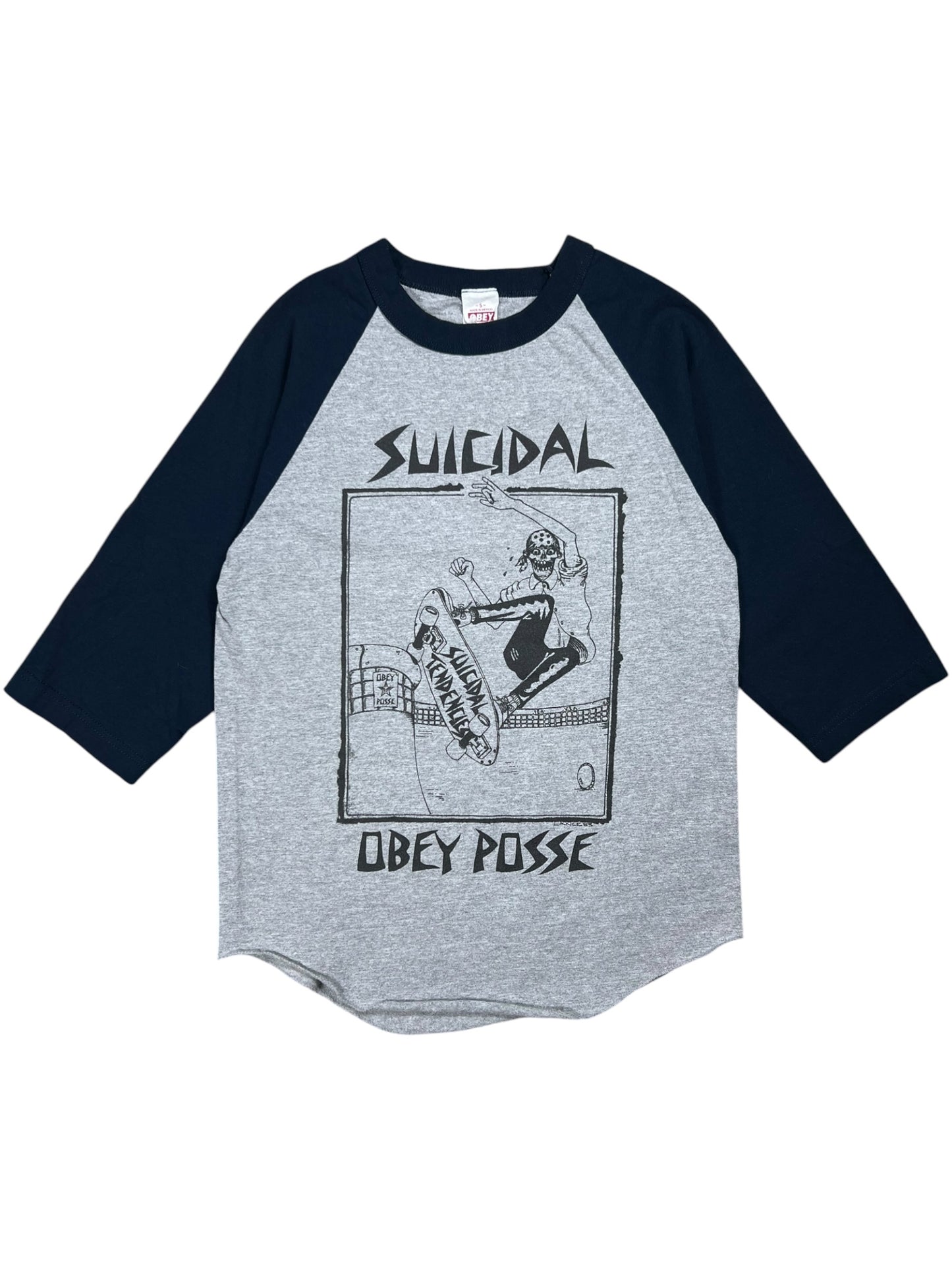 Y2K Obey Posse Suicidal Tendencies hardcore band tee (S)