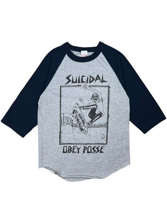 Y2K Obey Posse Suicidal Tendencies hardcore band tee (S)