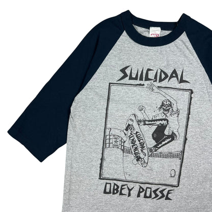 Y2K Obey Posse Suicidal Tendencies hardcore band tee (S)