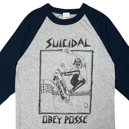 Y2K Obey Posse Suicidal Tendencies hardcore band tee (S)