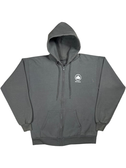 Vintage 90s New York City Parks & Recreation zip up hoodie (L)
