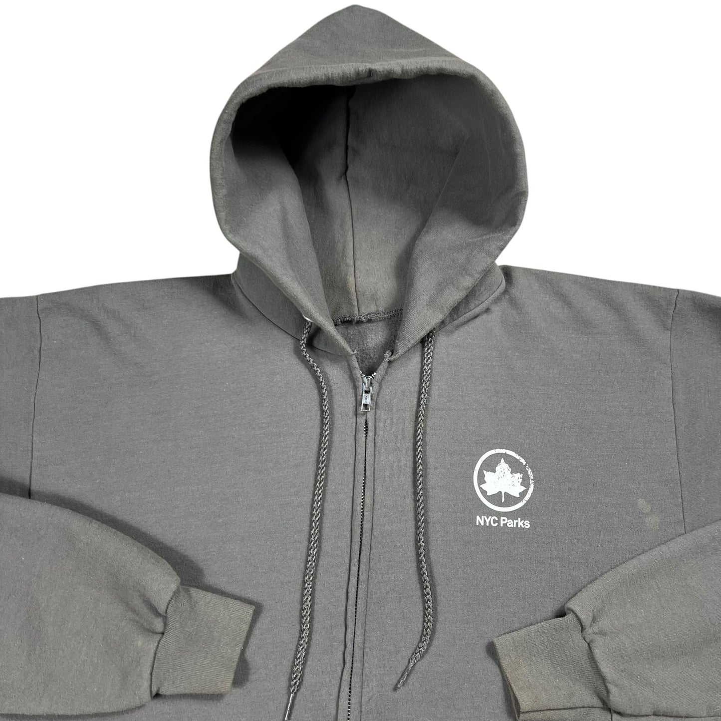 Vintage 90s New York City Parks & Recreation zip up hoodie (L)