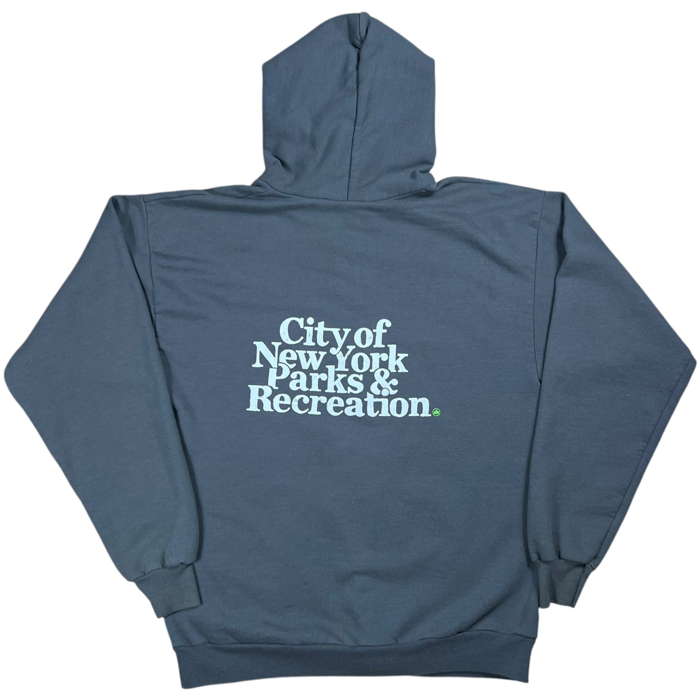 Vintage 90s New York City Parks & Recreation zip up hoodie (L)