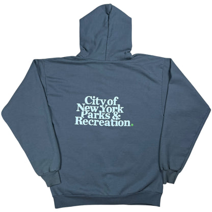 Vintage 90s New York City Parks & Recreation zip up hoodie (L)