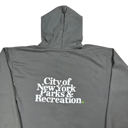 Vintage 90s New York City Parks & Recreation zip up hoodie (L)