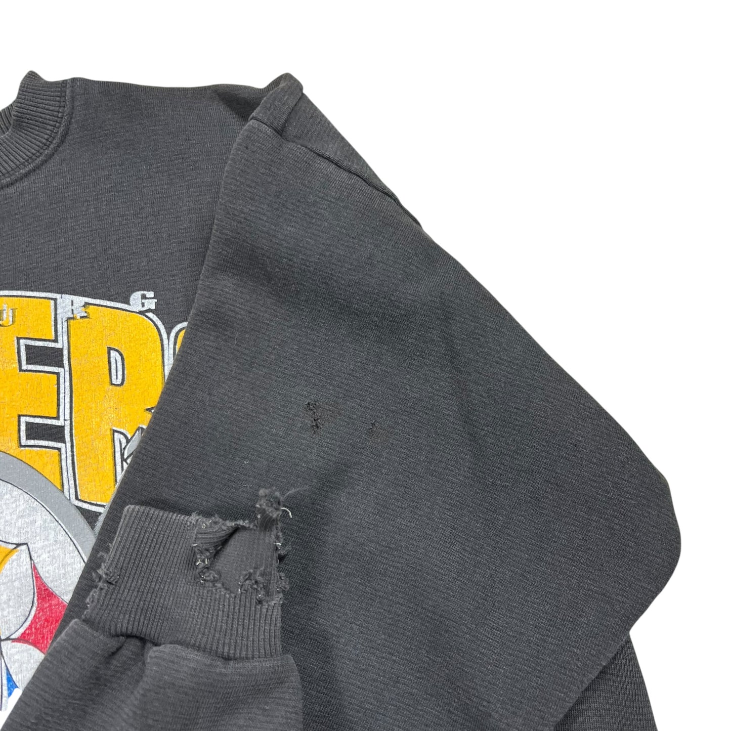 Vintage 1995 Pittsburgh Steelers AFC champs explosion faded crewneck (M/L)