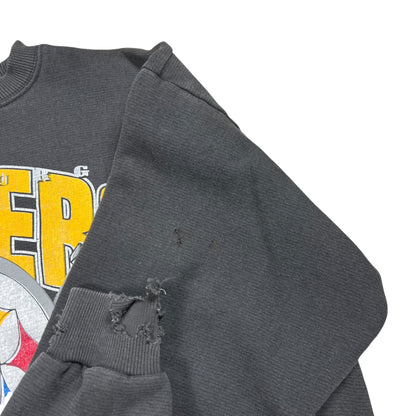 Vintage 1995 Pittsburgh Steelers AFC champs explosion faded crewneck (M/L)