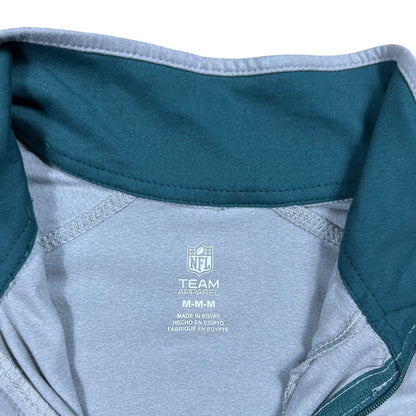 Y2K Philadelphia Eagles Kelly green NFL Combine Authentic athletic 1/4 zip (M)