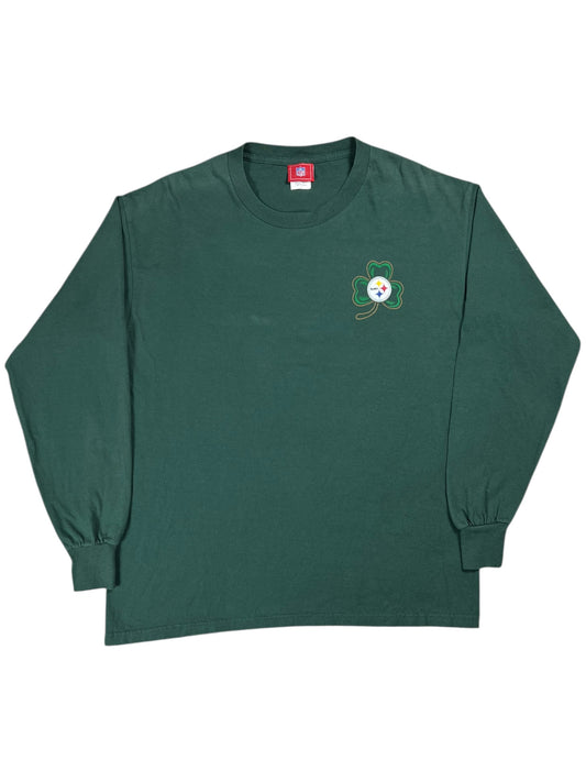 Vintage Y2K Pittsburgh Steelers Ireland NFL long sleeve shirt (L)