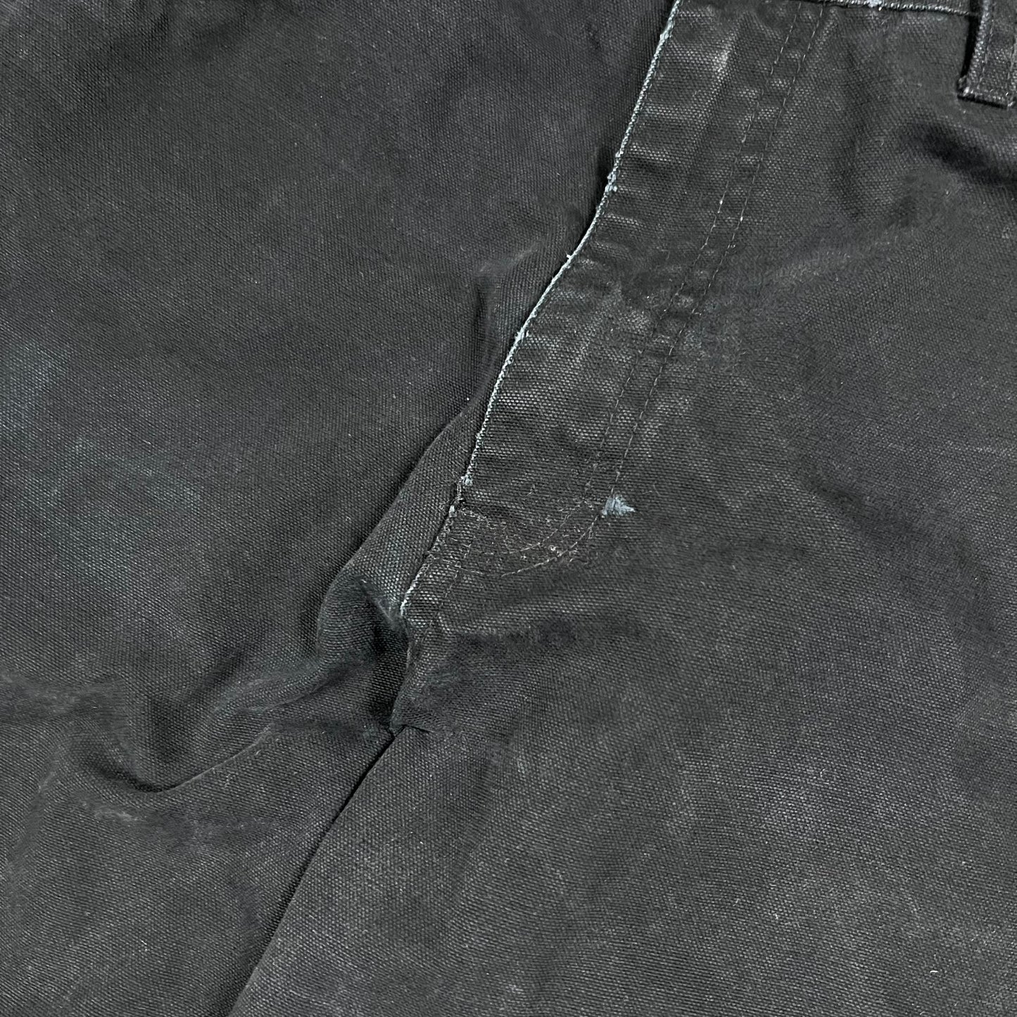 Y2K Jesse James Industrial Workwear west coast choppers faded black cargo pants (29x30)