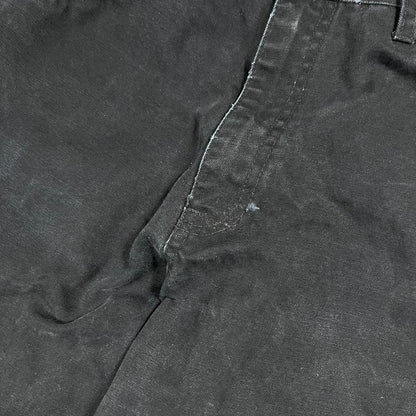 Y2K Jesse James Industrial Workwear west coast choppers faded black cargo pants (29x30)