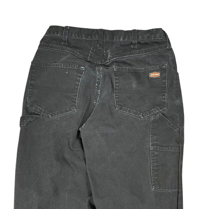 Y2K Jesse James Industrial Workwear west coast choppers faded black cargo pants (29x30)