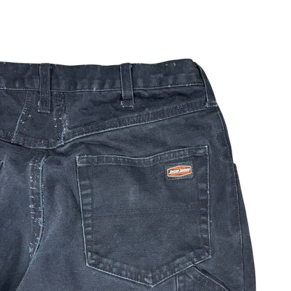 Y2K Jesse James Industrial Workwear west coast choppers faded black cargo pants (29x30)