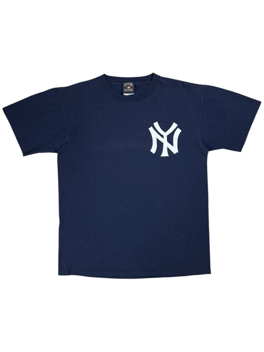 Vintage Y2K Majestic New York Yankees Babe Ruth Cooperstown Collection Jersey tee (L)