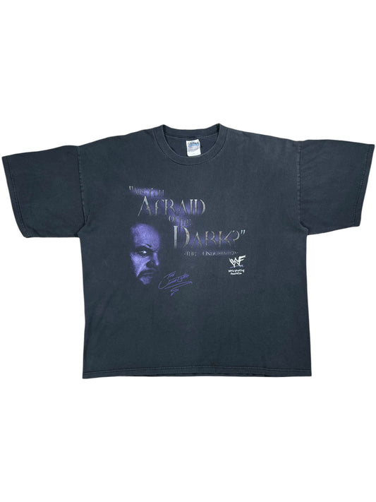 Vintage 90s The Undertaker “Are Your Afraid of the Dark?” WWF faded tee (XXL)