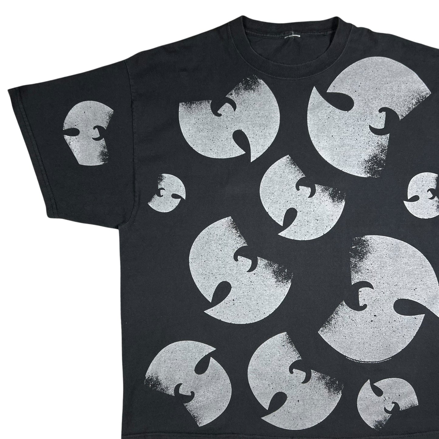 Vintage 2008 Wutang Clan faded all over print rap tee (XL/XXL)