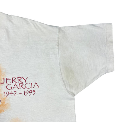 Vintage 1995 Liquid Blue Jerry Garcia Grateful Dead AOP band tee (XL)