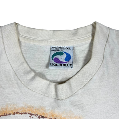 Vintage 1995 Liquid Blue Jerry Garcia Grateful Dead AOP band tee (XL)