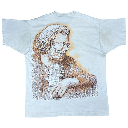 Vintage 1995 Liquid Blue Jerry Garcia Grateful Dead AOP band tee (XL)
