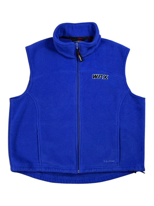 Vintage 90s L.L. Bean Subaru WRX fleece vest (M)