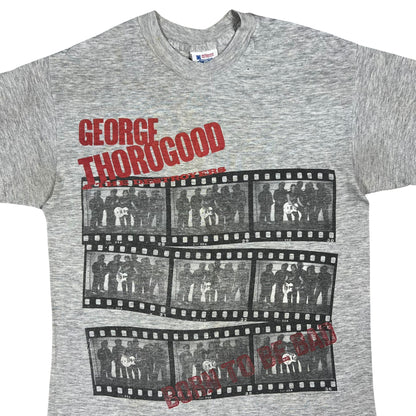 Vintage 1988 George Thorogood and the Destroyers faded band tee (M)