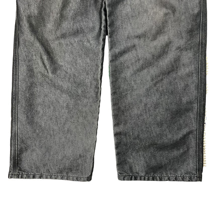 Vintage Y2K Levi’s Silver tab baggy reflective black denim jeans (38x31)