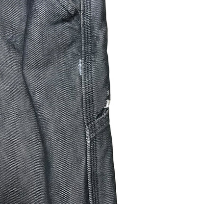 Vintage Y2K Levi’s Silver tab baggy reflective black denim jeans (38x31)