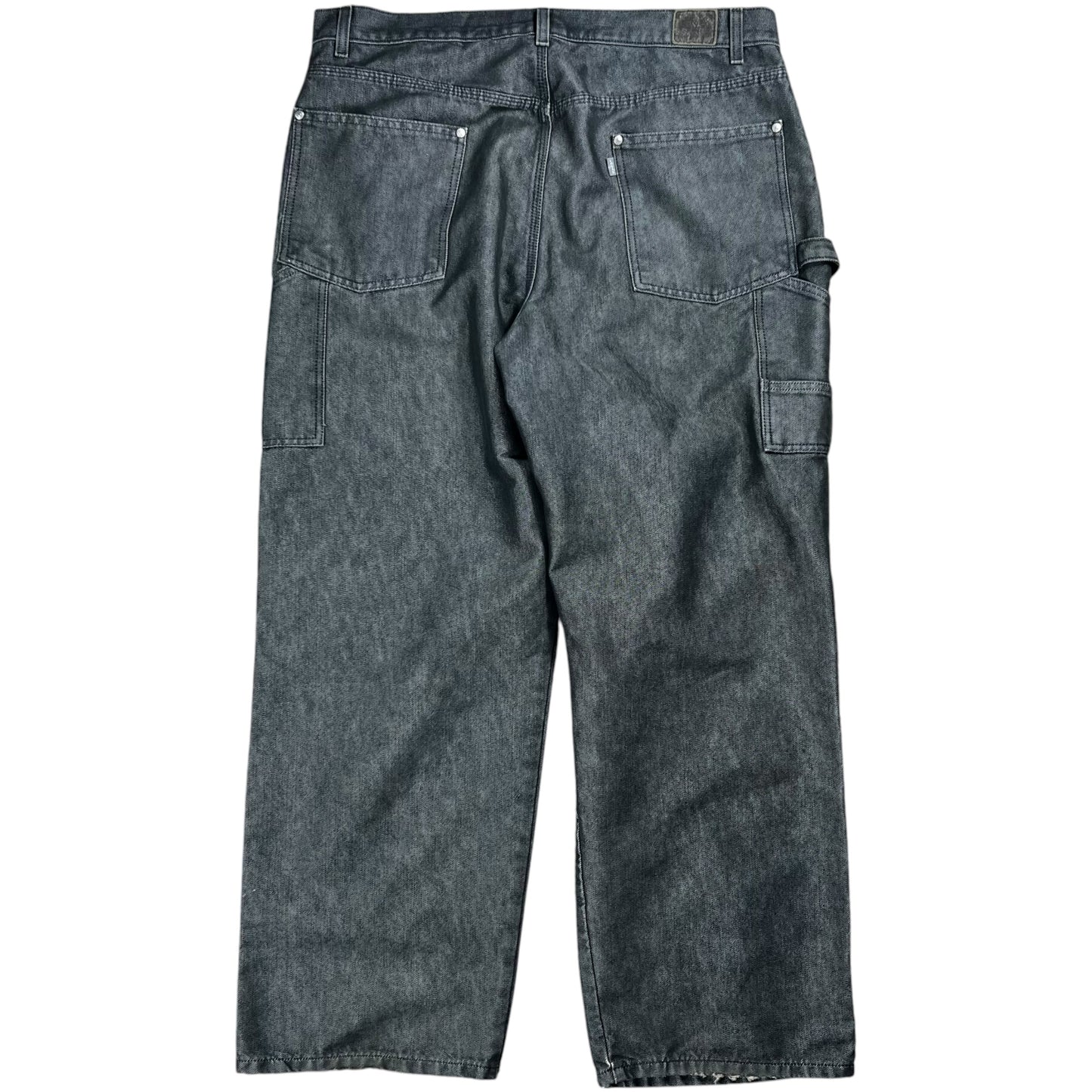 Vintage Y2K Levi’s Silver tab baggy reflective black denim jeans (38x31)