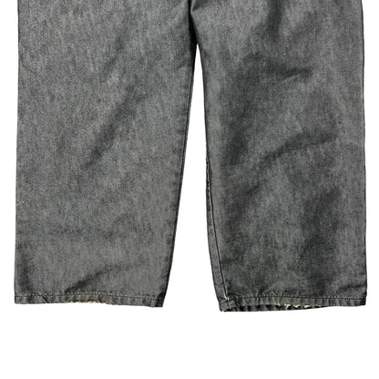 Vintage Y2K Levi’s Silver tab baggy reflective black denim jeans (38x31)