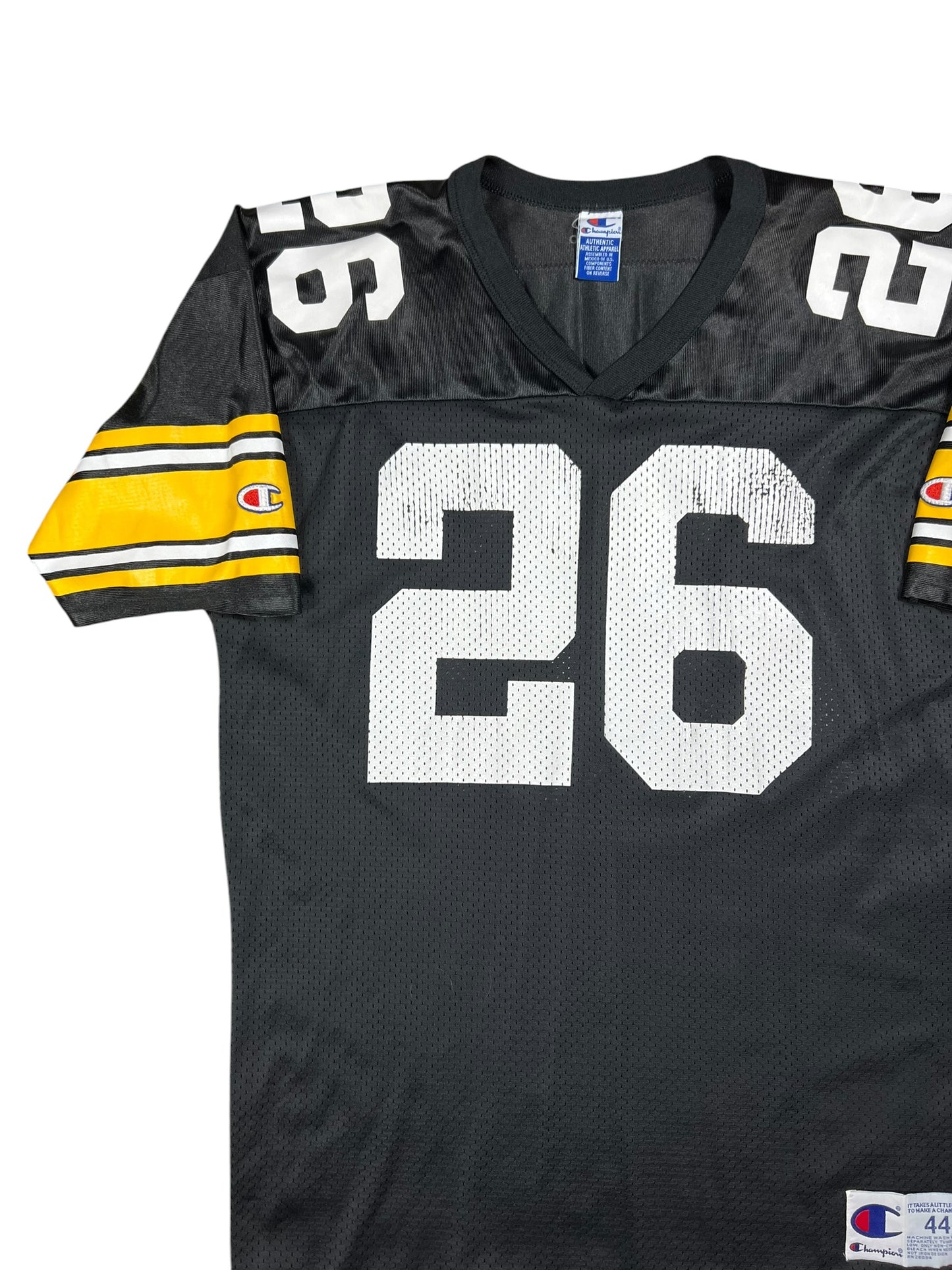 Vintage 90s Champion Pittsburgh Steelers Rod Woodson NFL jersey (L)