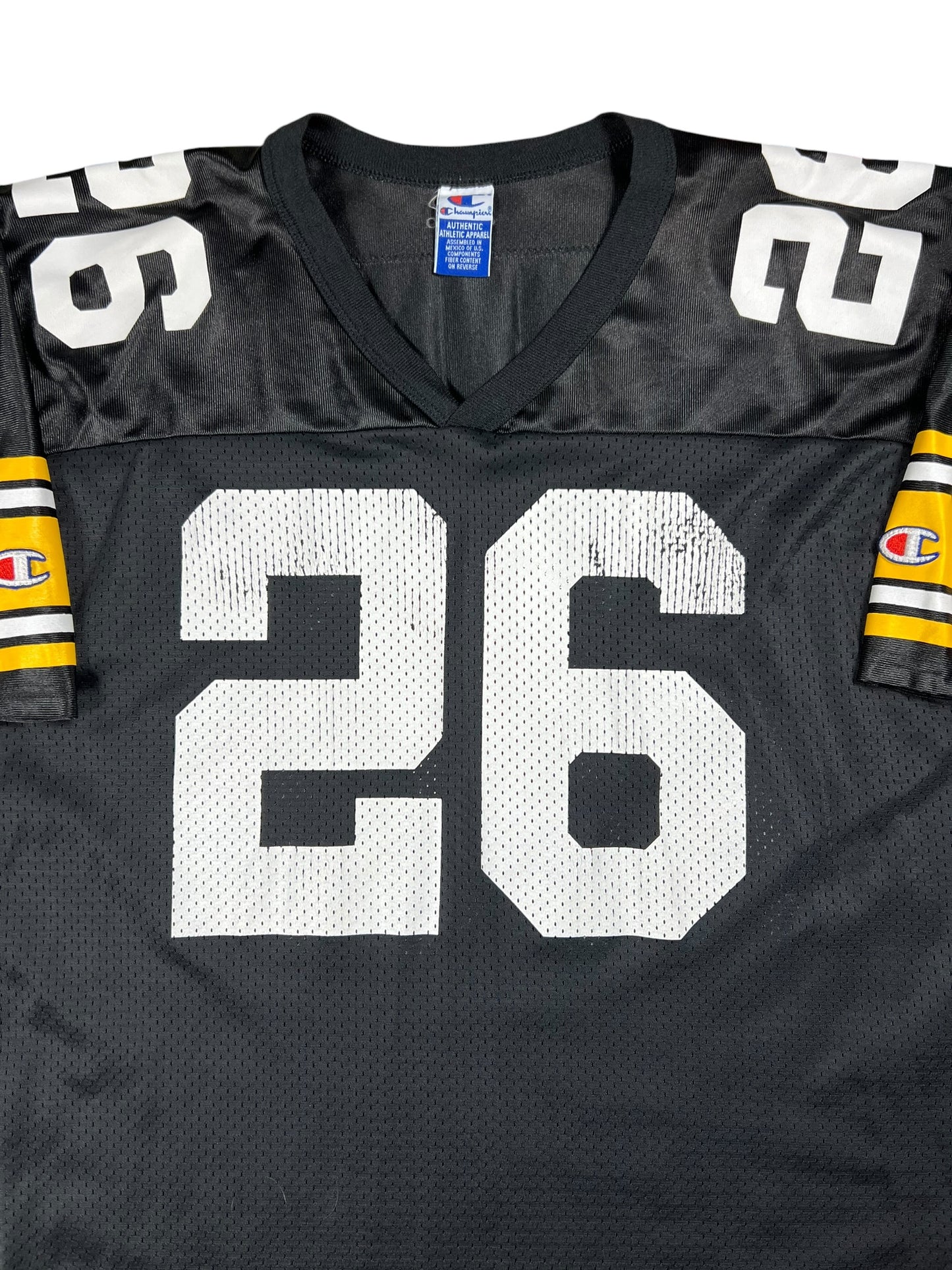 Vintage 90s Champion Pittsburgh Steelers Rod Woodson NFL jersey (L)