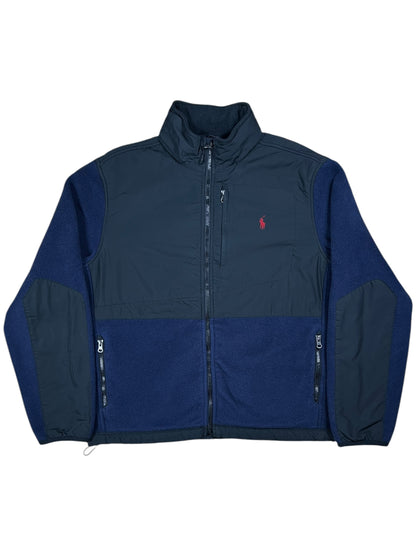 Vintage Y2K Polo Ralph Lauren mini horse full zip fleece jacket (L)