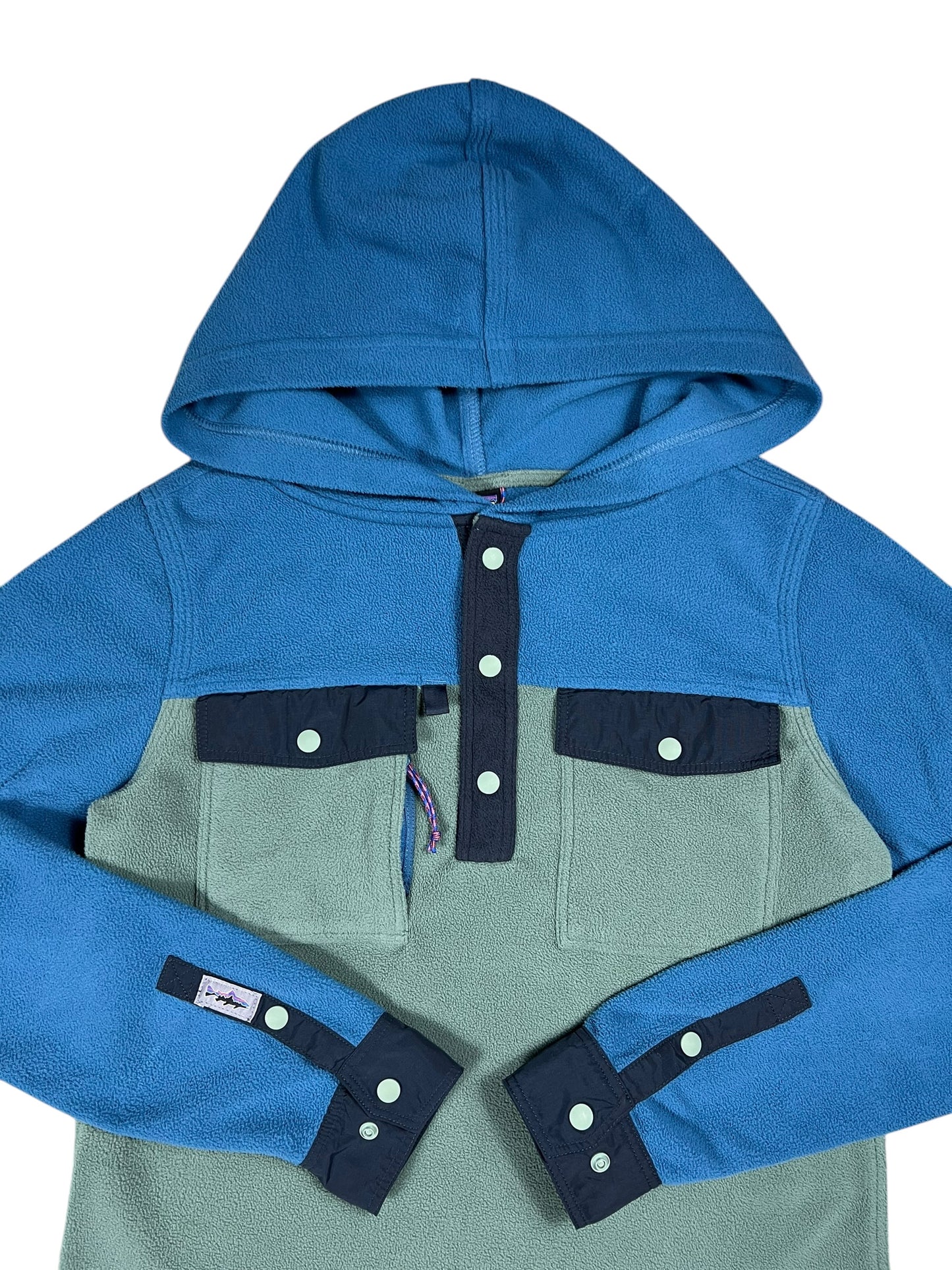 2022 Patagonia women’s early rise Snap T micro fleece anorak hoodie (S)